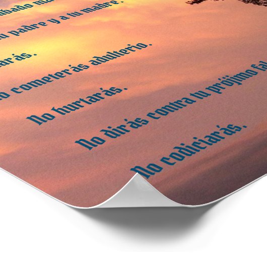 Diez Mandamientos - Affiche Cielo (Coin)