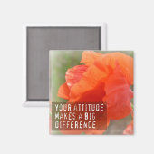 Différence d'attitude Magnet de Poppy (Recto/Verso)