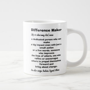 Difference Maker Definition Inspirerend Extra Grote Beker