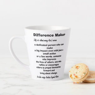 Difference Maker Definition Inspirerend Latte Mok
