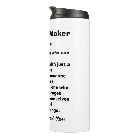 Difference Maker Definition Inspirerend Thermosbeker (Geroteerd rechts)