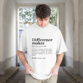 Difference Maker – Inspirerend offerte T-shirt