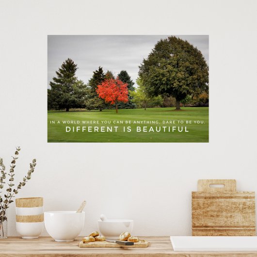 Différent est belle affiche (Cuisine)