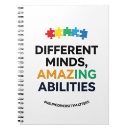 Different Minds Amazing Abilities Awareness Art Notitieboek