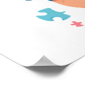 Different not less Dynamic Autism Support poster (Hoek)