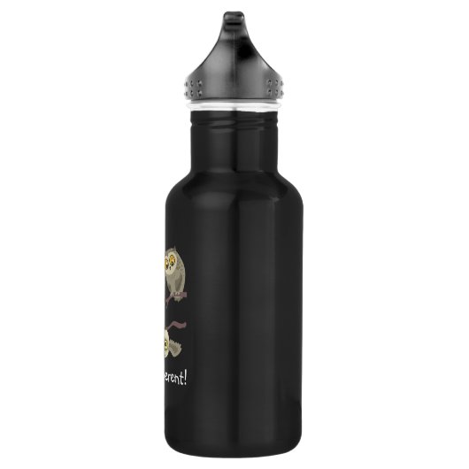 Différent ! petit hibou renversé~ bouteille d'alum (Droite)