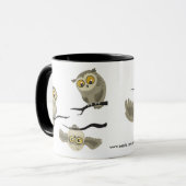 Différent ! Tasse à l'envers de hibou (Devant gauche)