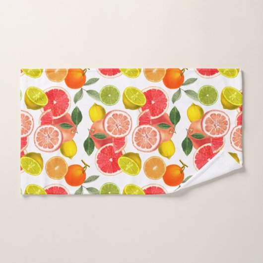 Différents agrumes (Serviette à main)