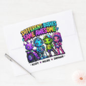 Différents Corps Même Super Autocollant Alien (Enveloppe)