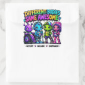Différents Corps Même Super Autocollant Alien (Sac)