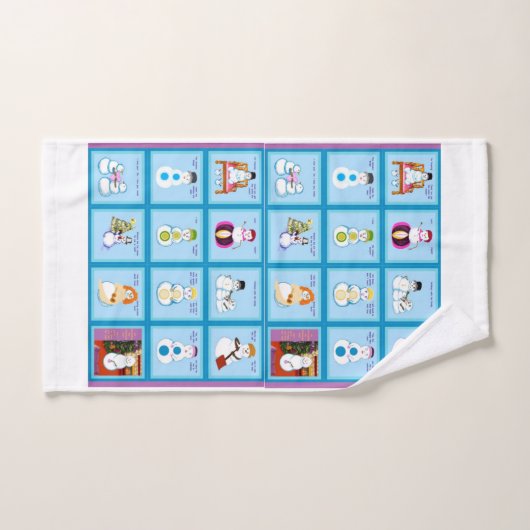 Différents Trucs Pour Différents carrés Des Gens D (Serviette à main)