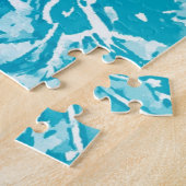 Difficile Abstrait Aqua Bird of Paradise Puzzle (Côté)