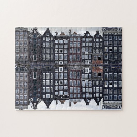 Difficile Amsterdam Maisons Jigsaw Puzzles (Horizontal)