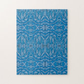 Difficile Blue Agave Kaleidoscope Puzzle (Vertical)