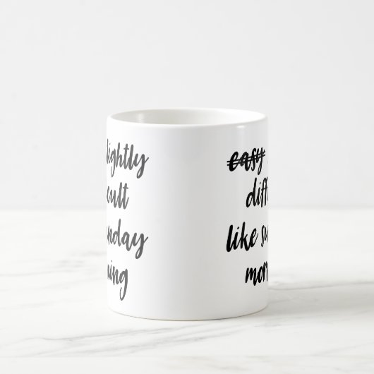 Difficile comme dimanche matin la tasse (Centre)