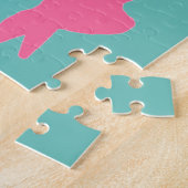 Difficile Puzzle de lapin rose moderne (Côté)