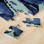 Difficile Rustic Blue Grey Agave Puzzle (Côté)