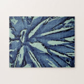 Difficile Rustic Blue Grey Agave Puzzle (Horizontal)