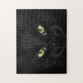 Difficile Tout Noir Chat 252 Pièce Jigsaw Puzzle (Vertical)
