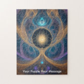 Difficult jigsaw puzzle "Cosmic Swirls" (Vertical)