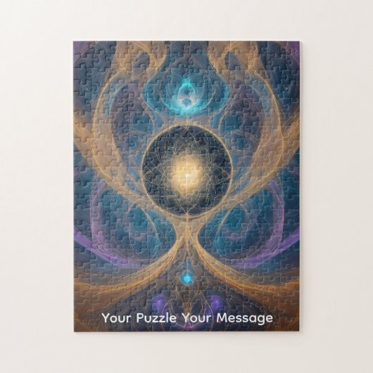 Difficult jigsaw puzzle "Cosmic Swirls" (Vertical)