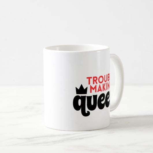 DIFFICULTÉ À FAIRE DE LA QUEEN MUG (Devant droit)