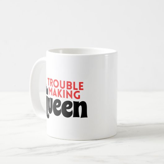 DIFFICULTÉ À FAIRE DE LA QUEEN MUG (Devant gauche)