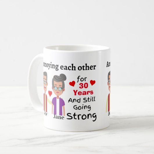 Difficulté l'une envers l'autre tasse de café (Devant gauche)