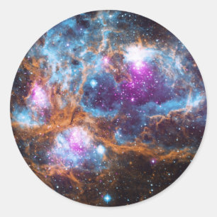 Diffuse Nebula Ronde Sticker