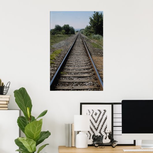 Diffuse spoorlijn poster (Thuiskantoor)