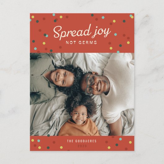 Diffuser La Joie, Pas Les Germes Carte Postale De (Devant)