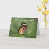 Diffuser votre carte d'ailes (Fleur jaune)