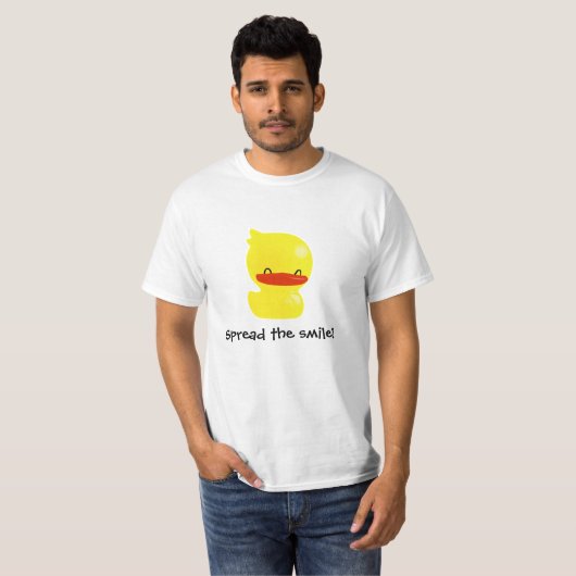 Diffusez le sourire ! T-shirt Ducky (Devant entier)
