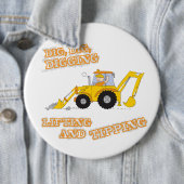Dig Dig Digging Yellow Digger Button (In situ)
