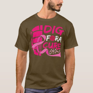 Dig for a Cure Breast Cancer Awareness Volleyball T-shirt