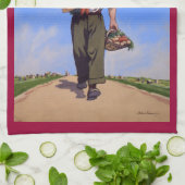  dig op Victory Poster Tea Towel Theedoek (Gevouwen)