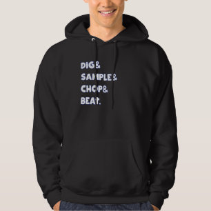 Dig&Sample&Chop&Bea MPC Drum Sampler Muziekliefheb Hoodie