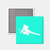 Dig Silhouette Aimant Turquoise (Recto/Verso)