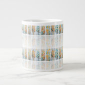 DigAI Golden Jubilee Botanicals Tile Jumbo Mug (Devant)