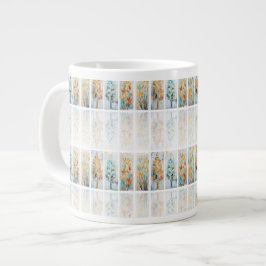 DigAI Golden Jubilee Botanicals Tile Jumbo Mug Extra Grote Beker