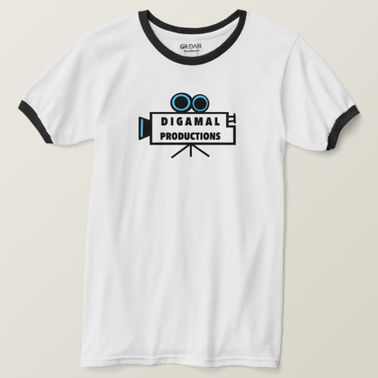 Digamal Ringer T-shirt (Design voorkant)