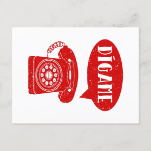 Digame Spaans telefoongesprek Briefkaart