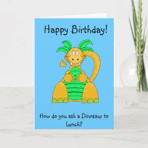 Digby Dino Greetings Card Kaart