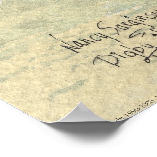 Digby, Nova Scotia, Vissende boten, Waterverf Poster (Hoek)