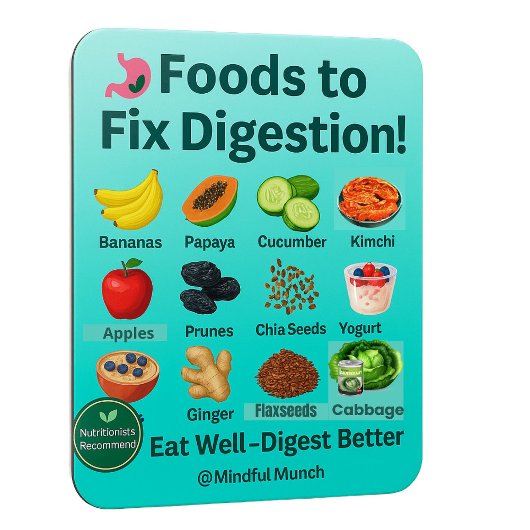 🌿Digestive Health Fridge Magnet  Magneet