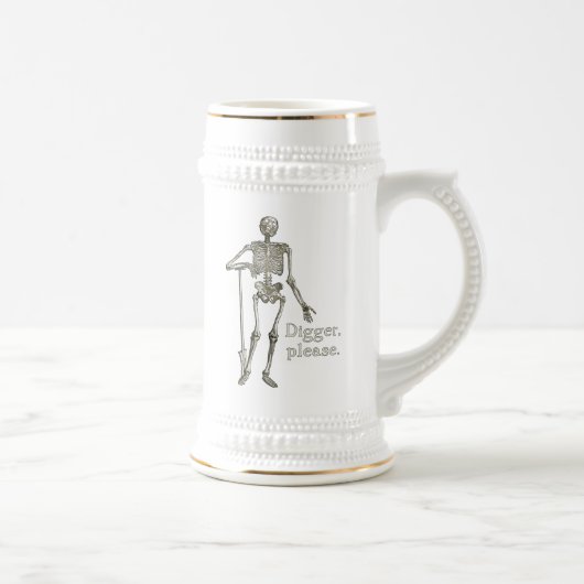 Digger, alsjeblieft bierpul (Rechts)