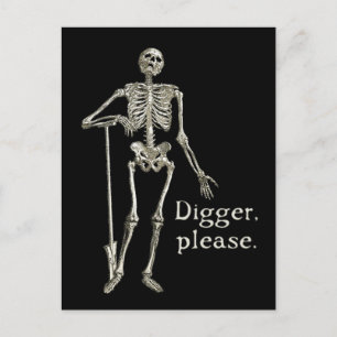 Digger, alsjeblieft briefkaart