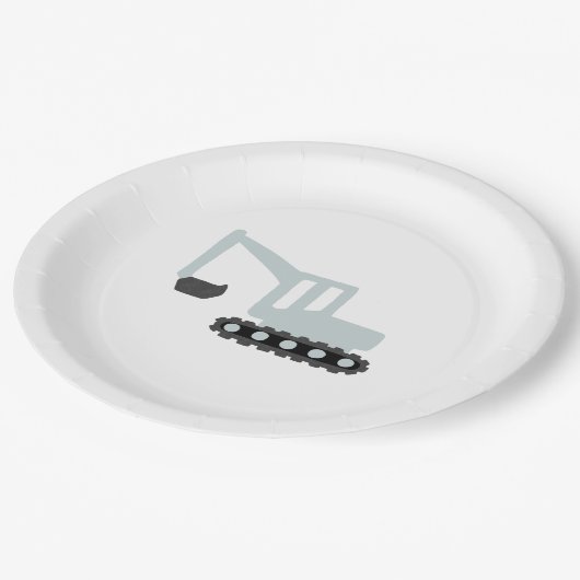 Digger Construction Birthday Party Minimal Bord (Gekanteld)