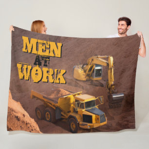 Digger en trekker fleece deken