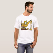Digger Shovel Construction Apparel T-shirt (Voorkant volledig)